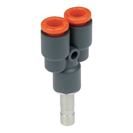 2L24005 - Metal Work Push-in koppeling RL24 Y-KOPPELING INSTEEK 10 X 10 KUNSTSTOF RL24