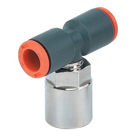 2L35F07 - Metal Work Push-in koppeling RL35F ''T'' 6X1/8 FEM DRAAIBAAR KUNSTSTOF RL35/F