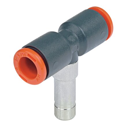 2L48001 - Metal Work Push-in koppeling RL48 T PLUG-IN 4-4 RL48
