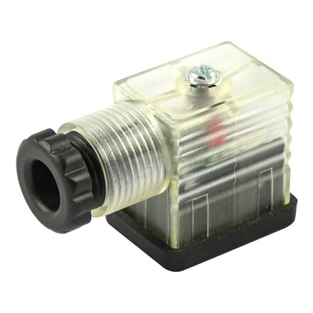 W0970510012 - Metal Work Stekker DIN 43650-B STEKKER 22 LED INDICATIE 24V Serie 70 - 22 mm