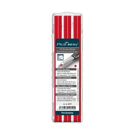 6031 - Pica BIG Dry Navulling FOR ALL rood