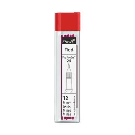 7031 - Pica Fine Dry Navulling rood - 12 staafjes