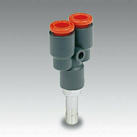 2L24004 - Metal Work Push-in koppeling RL24 Y-KOPPELING INSTEEK 8 X 8 KUNSTSTOF RL24