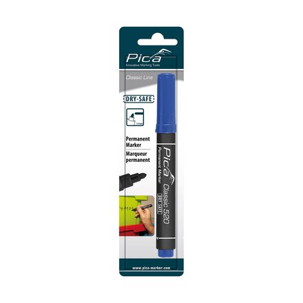 520/41/SB - Pica 520/41 Perm. Marker 1-4mm -Blauw / Blister