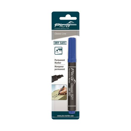 521/41/SB - Pica 521/41 Perm. Marker 2-6mm - Blauw / Blister