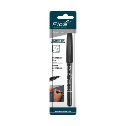 533/46/SB - Pica 533/46 Classic permanent pen - 0,7 mm - Zwart / Blister