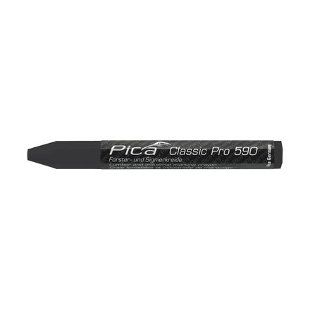 590/46 - Pica PRO Markeerkrijt - Zwart - 12 x 120mm (12st)