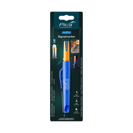 8081/SB - Pica 8081 GEL Signalmarker in blister - Blauw