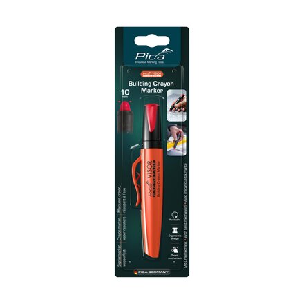 990/40/SB - Pica Visor 990/40 Permanent Marker - Navulbaar - Rood / Blister