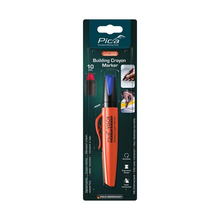 990/41/SB - Pica Visor 990/41 Permanent Marker - Navulbaar - Blauw / Blister