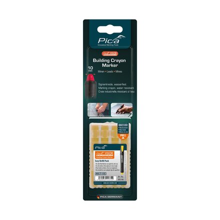 991/44/SB - Pica 991/44 VISOR Navulling - Permanent - Geel (4st) / Blister