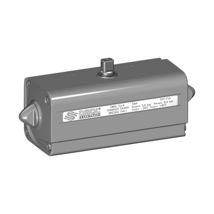 DAN0045V12S - Omal Actuator AGO speciale uitvoering (Aluminium) DAN45 ISO 5211 F03/F05 pneumatisch dubbelwerkend (double acting)