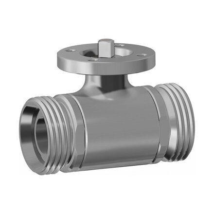 V434H636YX - Omal kogelkraan item 434 DN25 - RVS 316 / 316L - PN 40 - Vrije as (free shaft) - ATEX