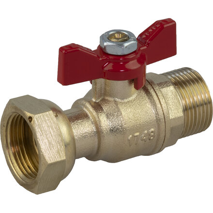 636054 - Kogelkraan 636 messing 3/4" BSP, aansluiting 1/2"