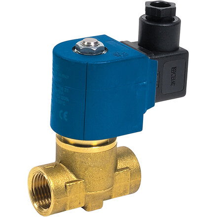 083052 - Magneetventiel messing 1/2" BSP, 83-20 FKM 24V DC NC