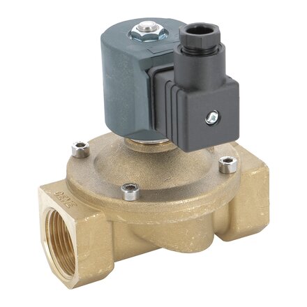084054 - Magneetventiel messing 1" BSP, VSO 84 NBR 24V DC NC