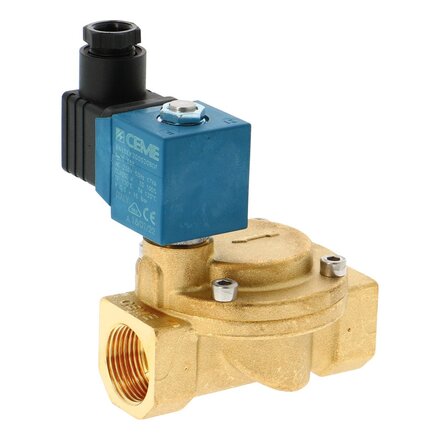 086031 - Magneetventiel messing 3/8" BSP, ESM 86 NBR 48V AC NC