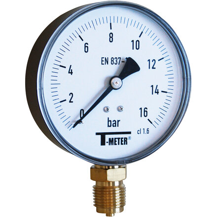 1645006 - ABS manometer 1645 1/2" BSP 10 bar