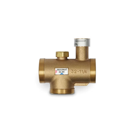 JRG342040 - Thermostatische mengklep brons 3/4" wartel, instelbereik 30-45°C