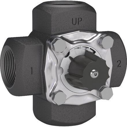 V4V20 - 4-weg mengklep gietijzer 3/4" BSP