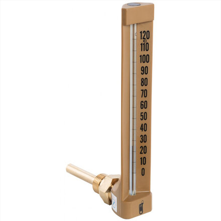 TI150E3050P - Thermometer kunststof 120, haaks H150 insteek 63 mm, -30/+50 °C