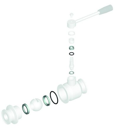 808012 04410 - 4G Ghidini Reserve-afdichtingsset voor kogelkraan, geschikt voor Art. 12, DN65