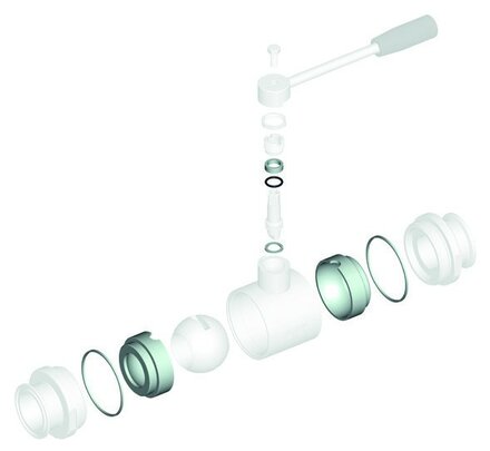 808013 05410 - 4G Ghidini Reserve-afdichtingsset voor kogelkraan, geschikt voor Art. 13, DN100