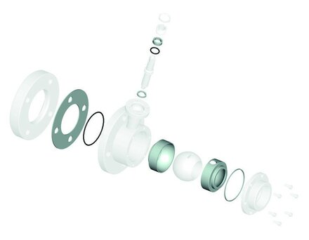 808016 03810 - 4G Ghidini Reserve-afdichtingsset voor kogelkraan, geschikt voor Art. 16, DN50