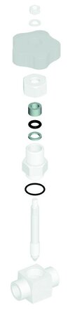 808065 03010 - 4G Ghidini Reserve-afdichtingsset voor naaldventiel, geschikt voor Art. 65, DN1"1/4-1"1/2