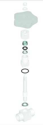 808067 01410 - 4G Ghidini Reserve-afdichtingsset voor debietregelventiel, geschikt voor Art. 67, DN1/2"