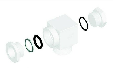 808068 0081A - 4G Ghidini Reserve-afdichtingsset voor peilglaskraan, geschikt voor Art. 68, DN3/8"-1/2", buismaat 16 (serie 808068A)