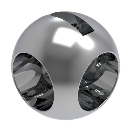 9202800 6140 - 4G Ghidini Reservekogel voor 3-weg kogelkraan met L-boring, geschikt voor Art. 28, maat 1/2", DN12