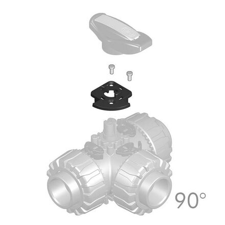 LTKD090063 - FIP Limietbegrenzer 90 graden LTKD d63 (DN50)
