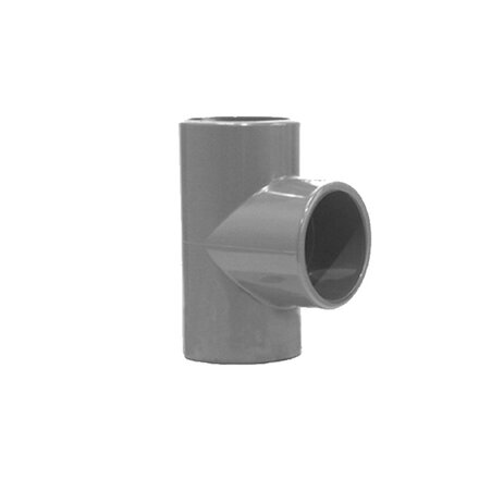 TIC063 - FIP T-stuk PVC-C 90 graden TIC lijmmof d63 (DN50)
