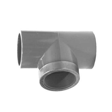 TIMC025034 - FIP T-stuk PVC-C 90 graden TIMC lijmmof d25 (DN20) x 3/4"