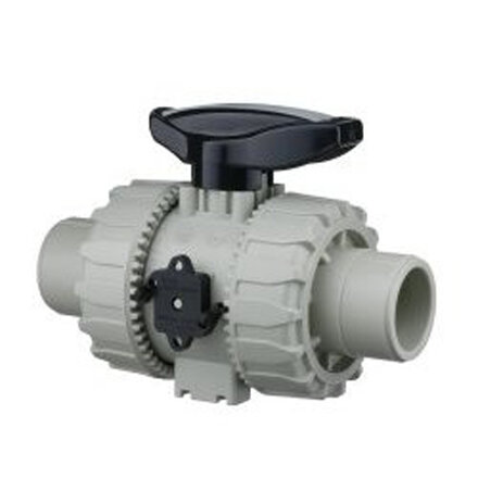 VKDDM050E - FIP 2-weg kogelkraan PP VKDDM EPDM moflaseind d50 (DN40)