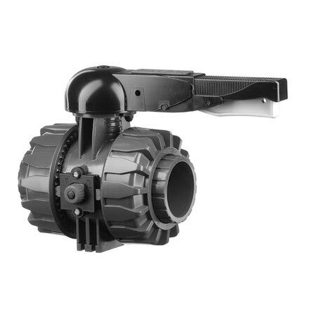 VKDFV212F - FIP 2-weg kogelkraan PVC-U VKDFV FKM binnendraad 2" 1/2