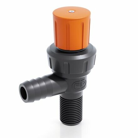 RMRPV012020E - FIP Hoekmembraanafsluiter PVC-U RMRPV EPDM buitendraad 1/2"