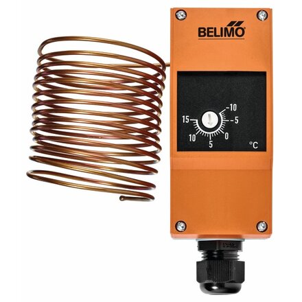 01ATS-1040B - Belimo Vorstbewaking, Schakelaar, -10...15°C, Capillair 3 m, Automatisch resetten