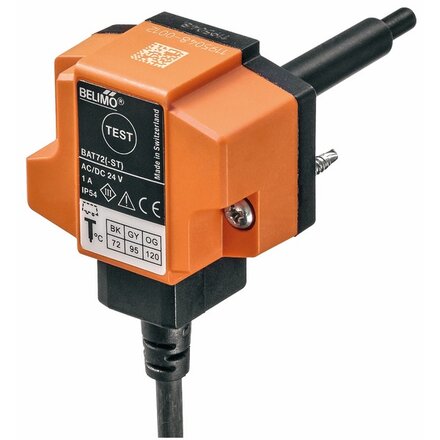 BAT72-ST - Belimo Thermoelektrische activeringsinrichting met testknop, met aansluitstekker, Sondelengte 65 mm