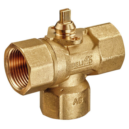 C320Q-J - Belimo Zoneklep omschakelaar, 3-weg, DN 20, Binnendraad, Rp 3/4", PN 25, Kvs 4 m³/h, Mediumtemperatuur 2...100°C (met aandrijving 2...90°C)