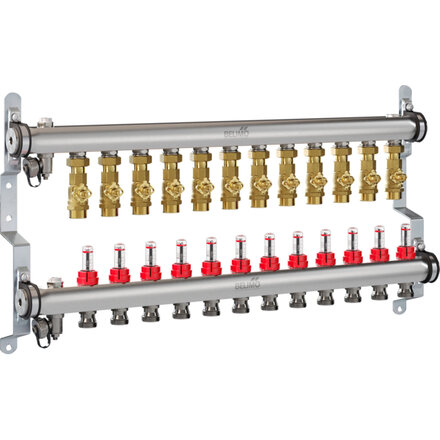 EM-ECQ-12F - Belimo Energieverdeler, Zones 12, ps 600 kPa, Mediumtemperatuur 2...70°C