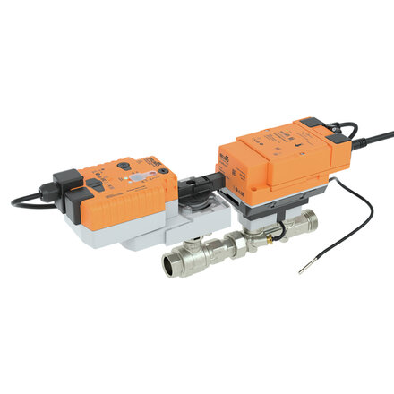 EV025R2+KBAC - Elektr. 2-weg PI-CCV Belimo Energy Valve™ met veiligheidsfunctie, DN 25, Rp 1" / G 1 1/4", PN 25, V'nom 0.97 l/s