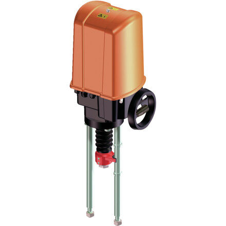GV12-24-SR-T - Belimo Grote slagaandrijving, 15000 N, AC/DC 24 V, (0.5)2...10 V, 82 s, Slag 65 mm, IP65, Aansluitklemmen