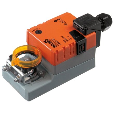 LM24A-TP - Belimo Roterende aandrijving, 5 Nm, AC/DC 24 V, open/dicht, 3-punts, 150 s, IP54, Aansluitklemmen