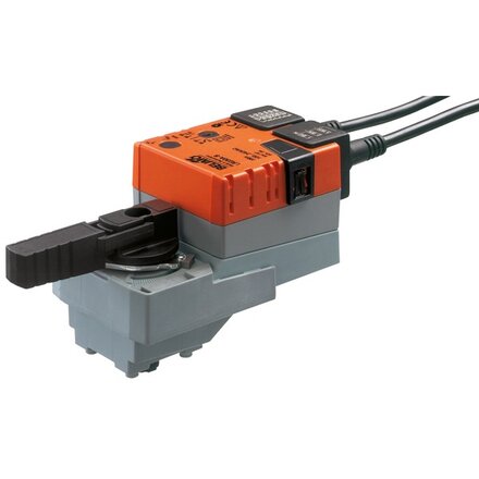 LR230A-S - Belimo Roterende aandrijving, 5 Nm, AC 100...240 V, open/dicht, 3-punts, 90 s, 1x SPDT, IP54