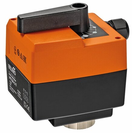 NRD230-3-SI - Belimo Korte slagaandrijving voor Siemens, 500 N, AC 230 V, 3-punts, 140 s, Slag 5.5 mm, IP40, Kabel