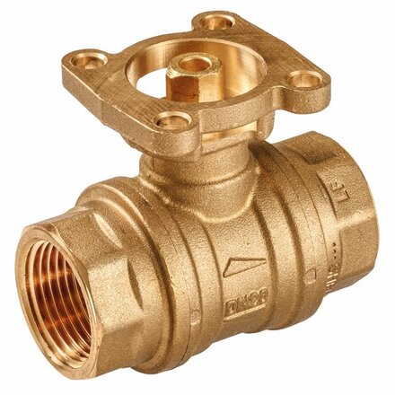 R215PW-N - Belimo open/dicht-kogelkraan voor drinkwatertoepassingen, 2-weg, DN 15, Rp 1/2", PN 40, Kvs 16 m³/h, Mediumtemperatuur 5...100°C