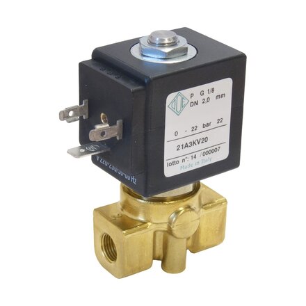 21A8KV45 - ODE Magneetventiel - Solenoid Valve 1/2'', serie 21A direct gestuurd NC