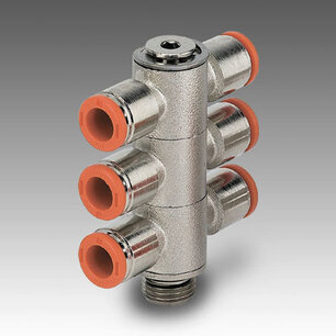 Drievoudige T-Kopp. Banjo Draaibaar (RL53)